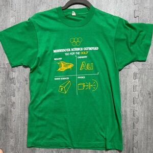 Vintage Screen Stars Single Stitch MN Science Olympiad T‎ Shirt Mens Small